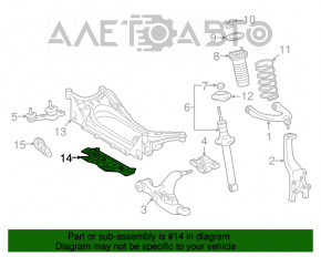 Protecție bara față Lexus IS250 IS300 IS350 06-13