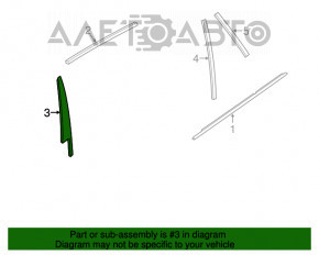 Capac usa spate dreapta BMW X5 F15 14-18, negru lucios, zgarieturi