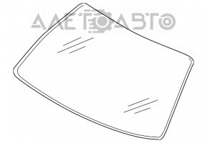 Geamul frontal BMW 5 G30 17-20 cu proiecție.