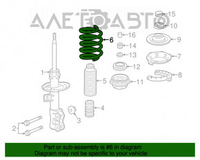 Arcul de suspensie frontal stânga Honda HR-V 16-22