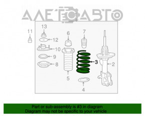 Arcul frontal stânga Acura MDX 07-13