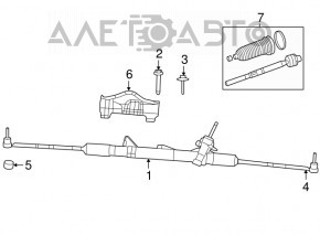 Рейка рулевая Dodge Grand Caravan 11-20