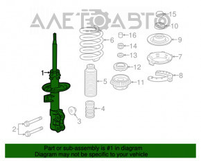 Suport amortizor asamblat față dreapta Honda HR-V 16-22