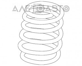 Arcul de suspensie frontal stânga Fiat 500 12-17, cutie de viteze manuală