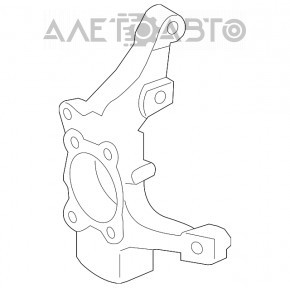 Capacul frontal stânga Dodge Journey 11-