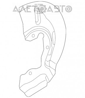 Capac disc de frână față stânga Hyundai Tucson 16-20