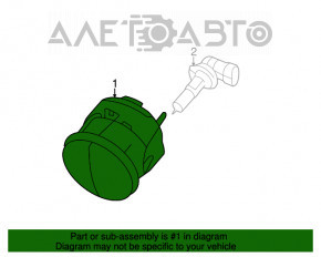 Farul de ceață dreapta pentru Dodge Grand Caravan 11-20