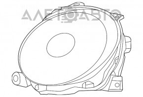 Far stânga față goală Fiat 500 12-19