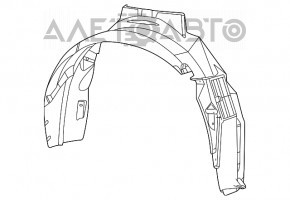 Bara de protecție față dreapta Fiat 500 12-17