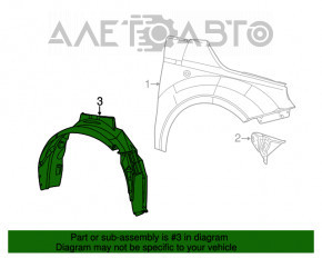 Aripa fata dreapta Fiat 500 12-17