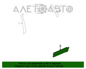 Capac usa inferioara spate dreapta Jeep Patriot 11-17 structura