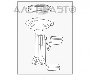 Датчик уровня топлива Jeep Compass 11-16 2.0 2.4 сломана фишка