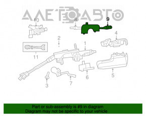 Comutatorul de sub volan din dreapta Chrysler 200 11-14