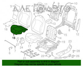 Scaunul șoferului Mini Cooper Clubman R55 07-14 fără airbag