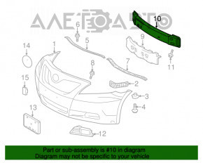 Amplificatorul de bara fata Toyota Camry v40