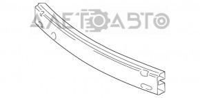 Amplificatorul de bara fata pentru Toyota Camry v50 14 usa cu clema.