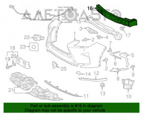 Усилитель переднего бампера Lexus RX350 RX450h 16-19