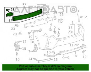 Amplificatorul pentru bara spate Lexus IS 14-20