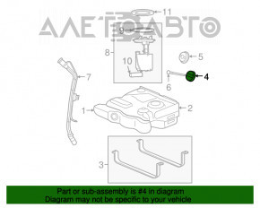 Capacul gurii de umplere a rezervorului de combustibil pentru Dodge Grand Caravan 11-20