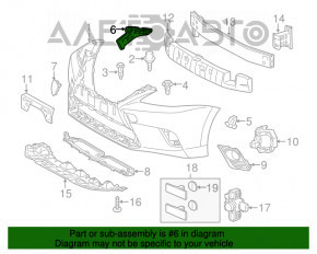 Suportul de bara fata dreapta pentru Lexus CT200h 11-17, nou, TW, neoriginal.