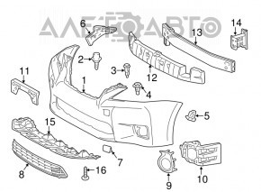 Bara față goală Lexus CT200h 11-13 pre-restilizare F-sport nou TW neoriginal