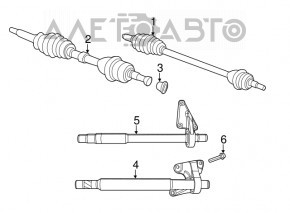 Vale intermediare Chrysler 200 11-14 2.4