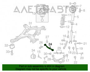 Maneta transversală spate stânga Jeep Grand Cherokee WK2 11-21