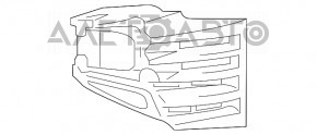 Suportul drept al farului principal Lexus ES300h ES350 16-18, nou, original