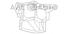 Suport PTF dreapta pentru Lexus RX350 RX450h 16-19, nou, original OEM