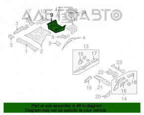 Корыто багажника Subaru Outback 10-14