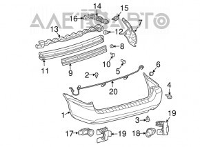 Bara spate goală Toyota Sienna 04-10