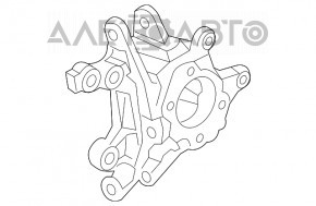 Цапфа задняя правая Honda Accord 18-22 2.0 hybrid