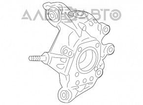 Цапфа задняя правая Acura TLX 15- FWD