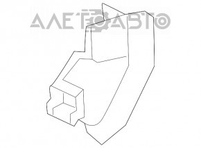 Fixarea grilei inferioare a barei de protectie fata dreapta Toyota Camry v70 18-20 nou original