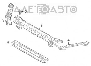 Bara de sus a televizorului Mitsubishi Eclipse Cross 18 - nou OEM original