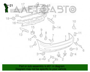 Aripa spate dreapta Lexus RX300 RX330 RX350 RX400h 04-09