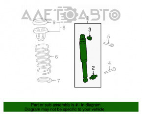 Amortizor spate stânga Acura MDX 07-13