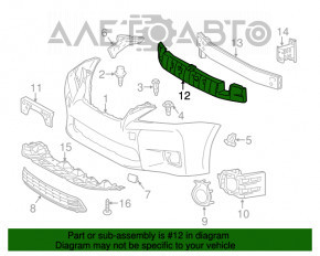 Absorbantul de bara fata pentru Lexus CT200h 11-13 pre-restilizare