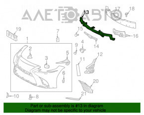 Absorbantul de bara fata pentru Lexus LS500 18-20, nou, original OEM