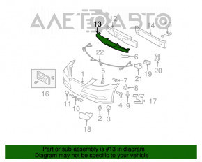 Absorbantul de bara fata inferioara pentru Lexus LS460 LS600h 07-09 pre-restilizare