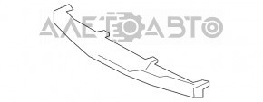 Absorbantul de bara fata inferioara pentru Lexus LS460 LS600h 07-09, nou, original OEM.