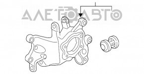 Цапфа задняя левая Hyundai Tucson 16-21 AWD