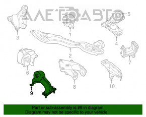 Подушка двигателя задняя Dodge Grand Caravan 11-20