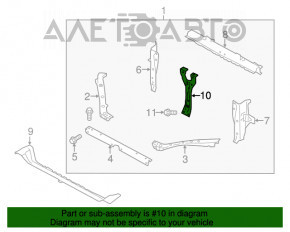 Bara de blocare a capotei pentru Subaru XV Crosstrek 13-17