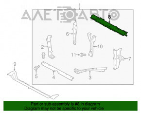 Suport inferior TV Subaru XV Crosstrek 13-17 intern nou original OEM