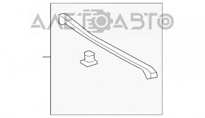 Garnitura capotei față Toyota Highlander 08-10