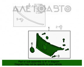 Решетка радиатора grill Lexus RX450h 10-12 дорест