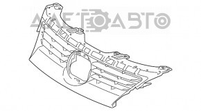 Решетка радиатора grill Lexus CT200h 14-17 рест F Sport TW