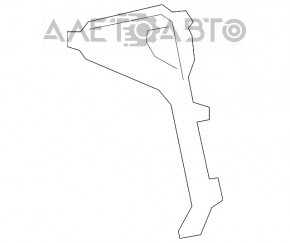 Cadru dreapta pentru farurile de ceață Lexus RX350 RX450h 16-19 F-sport, nou, original OEM