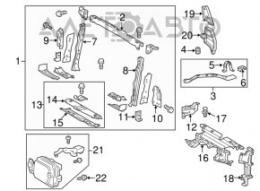 TV geana dreapta Toyota Rav4 13-15 Dorest nou original OEM